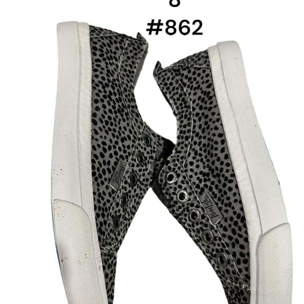 New Blowfish Cheetah Print Grey/Black‎ Size 8